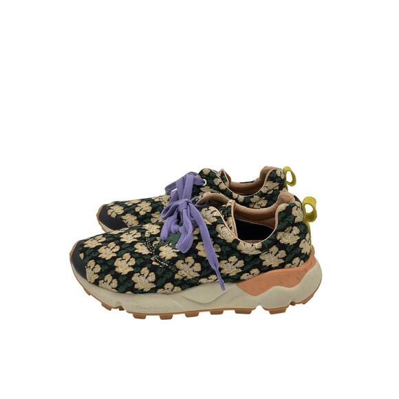 Free People 'Pampas' Green Textile Sneakers Size 6.5 - Picture 3 of 6